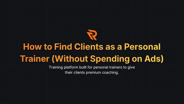 Personal trainer building a client base and growing a fitness coaching business